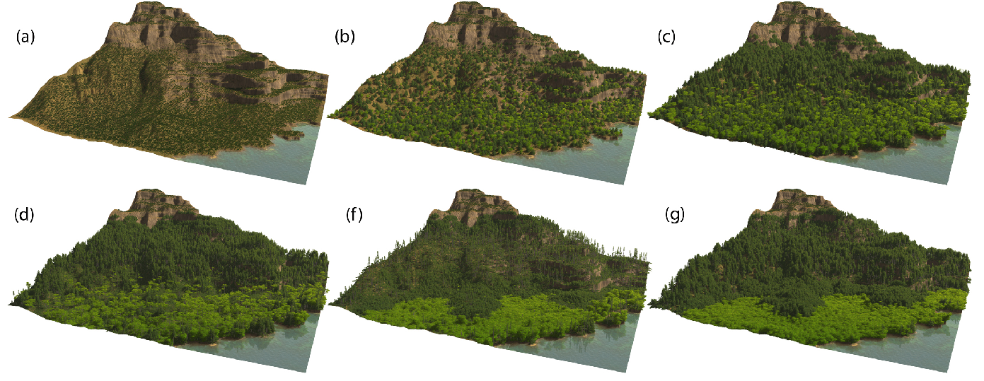Figure from synthetic silviculture simulation.